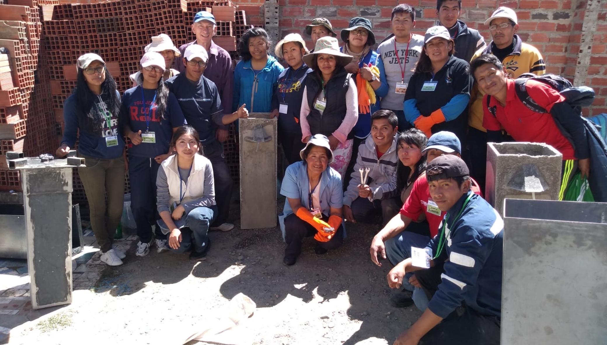 Biosand filters clean 100 Bolivian families' water
