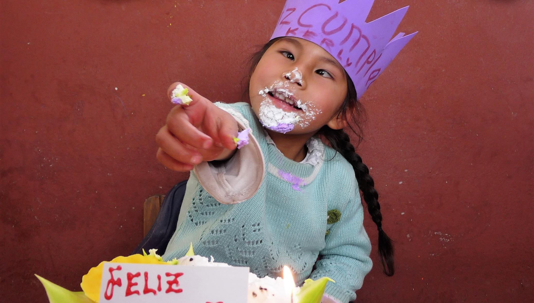 Change mindset of a physically disabled child Peru