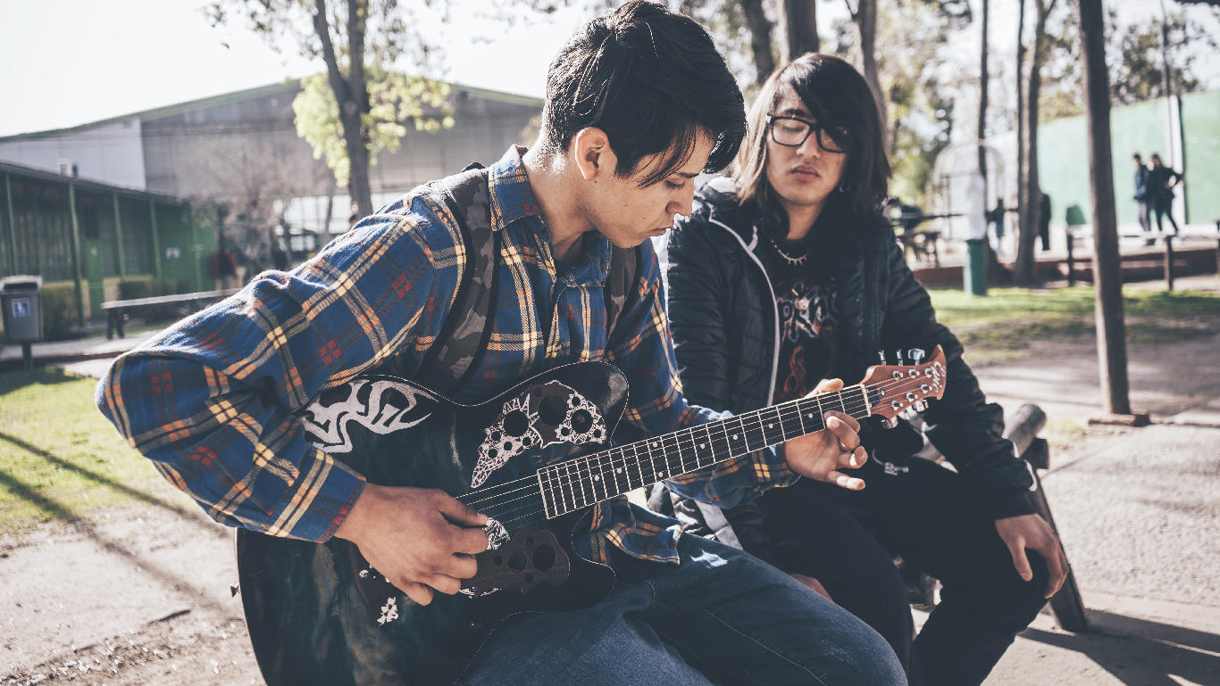 Motivate and empower teenagers through music