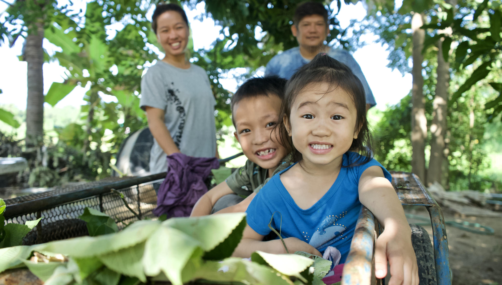 Orphans into foster families in Thailand