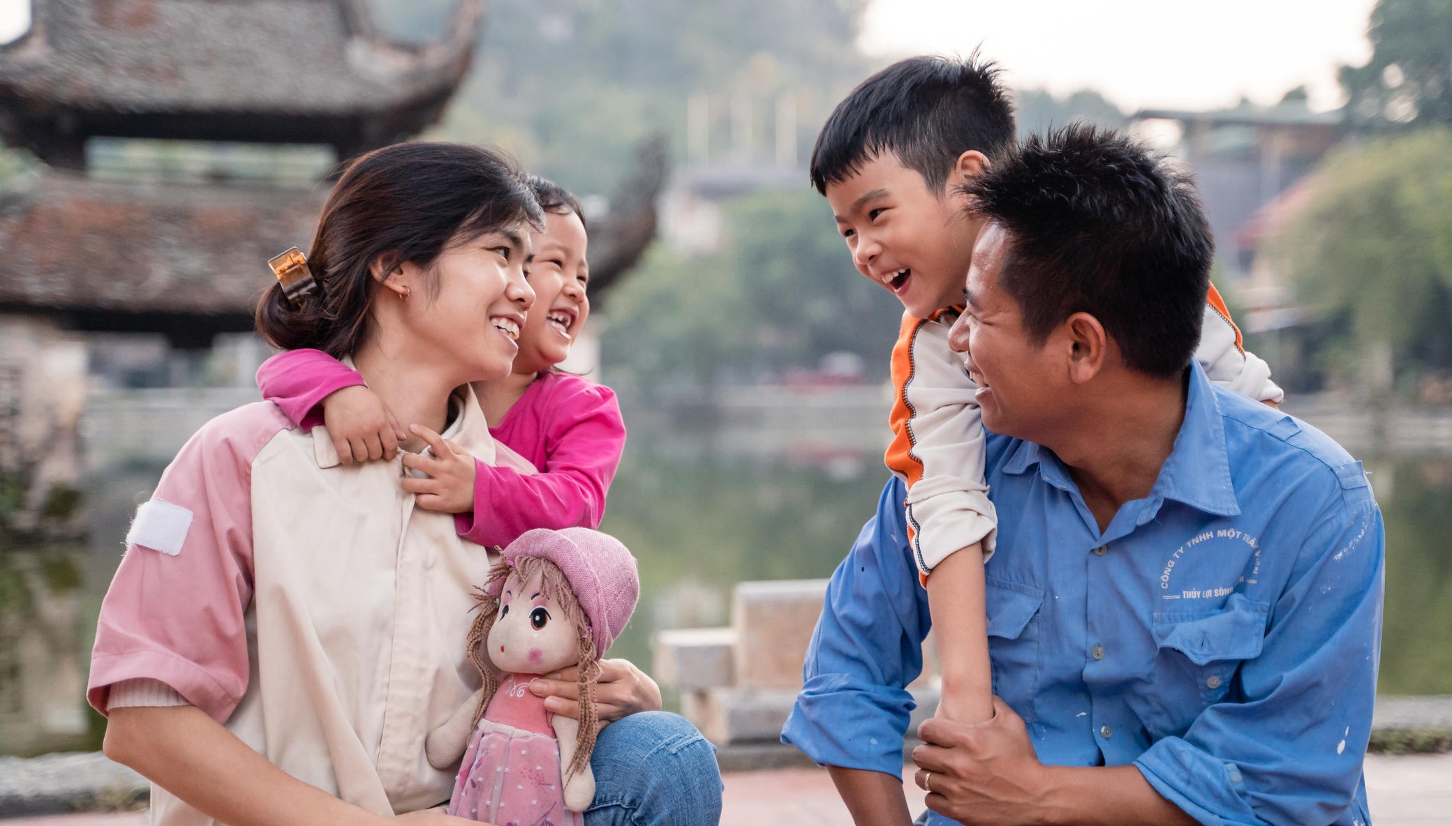 Orphans into foster families in Vietnam