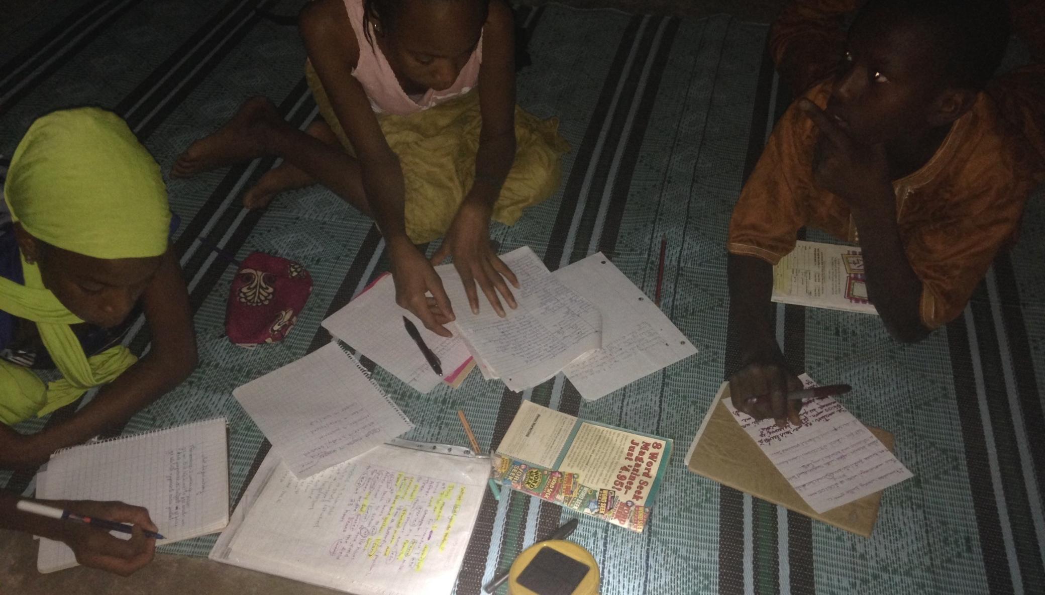 Provide solar lanterns to poor school children