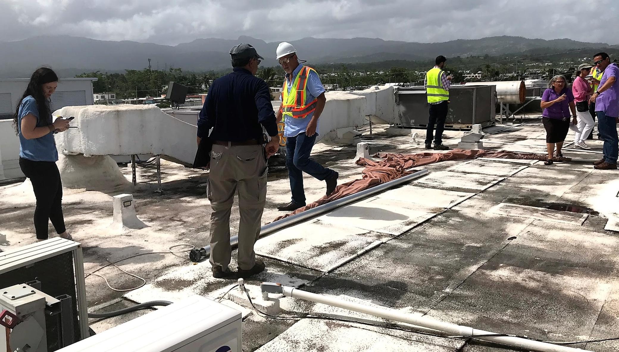 Repairs to Hogares Teresa Toda post H. Maria in PR