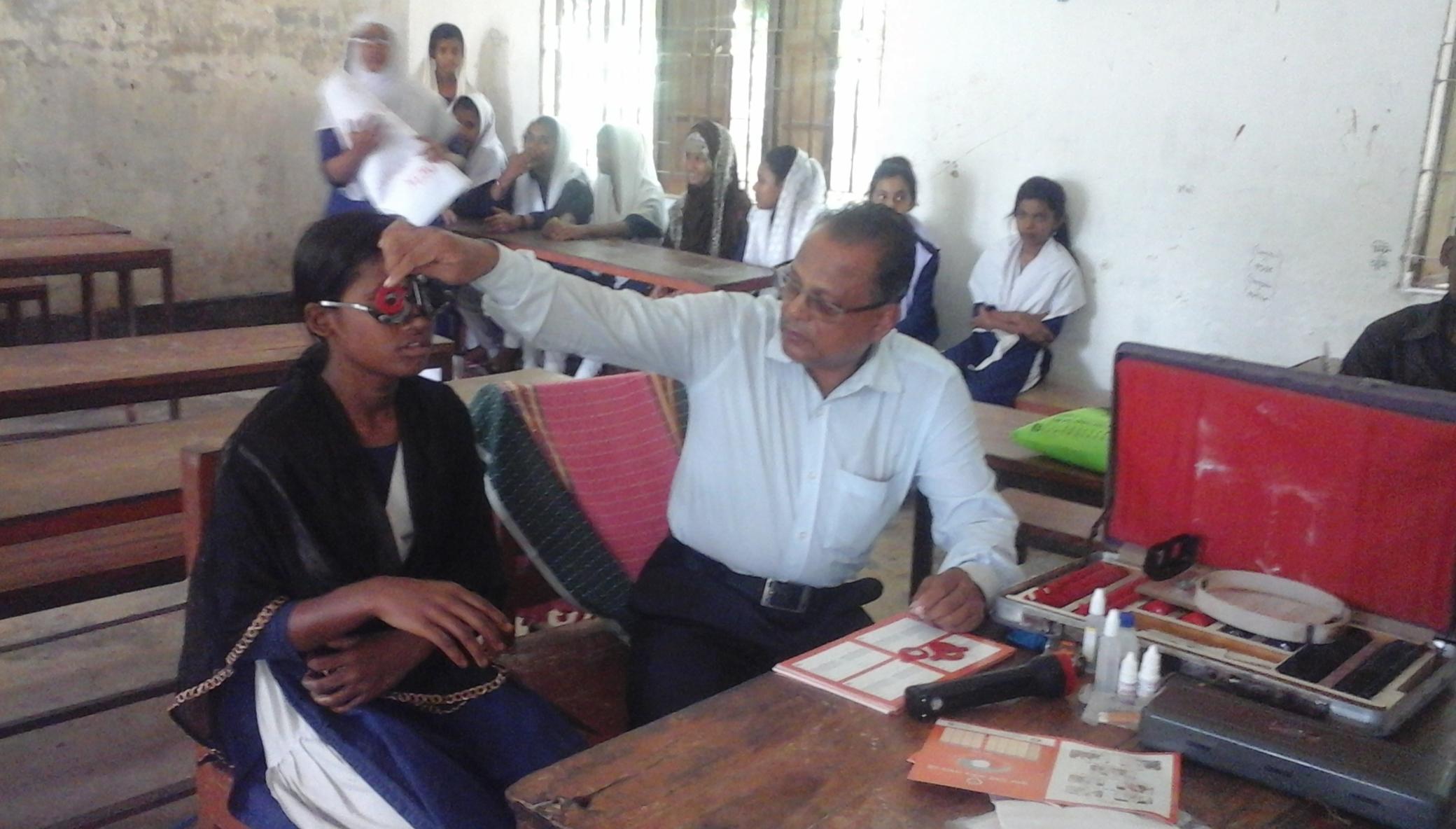 Restore vision to1000 Bangladeshi village students